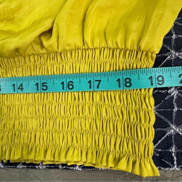 Petite Small Canary Yellow Philosophy Blouse - Picture 13 of 15